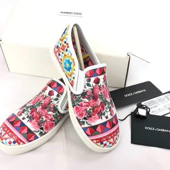 Dolce & Gabbana Other - NIB Dolce & Gabbana Leather Slip-On Sneakers Sz 29